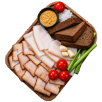 Traditional Salo Platter