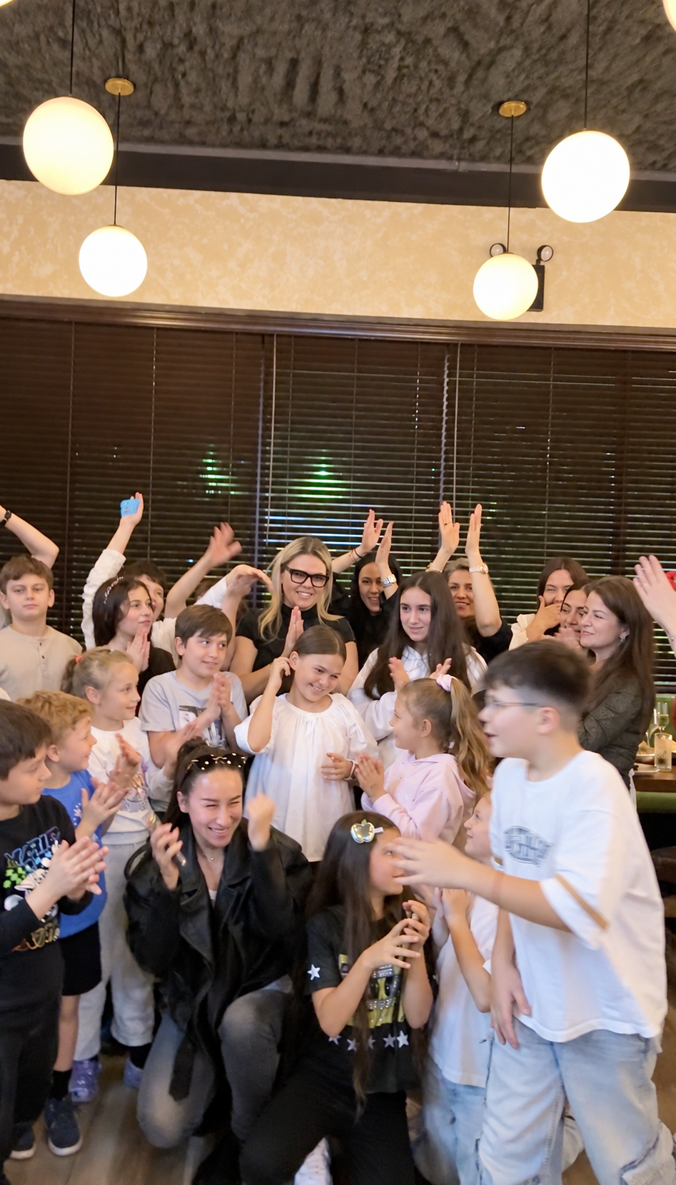 Children and families celebrating together at SET