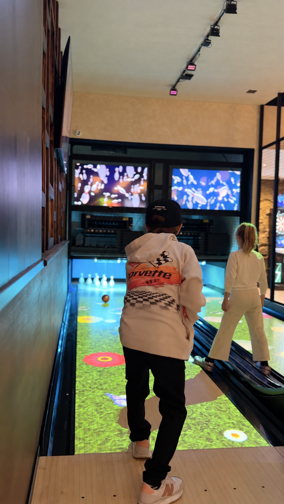 Children enjoying mini bowling at SET